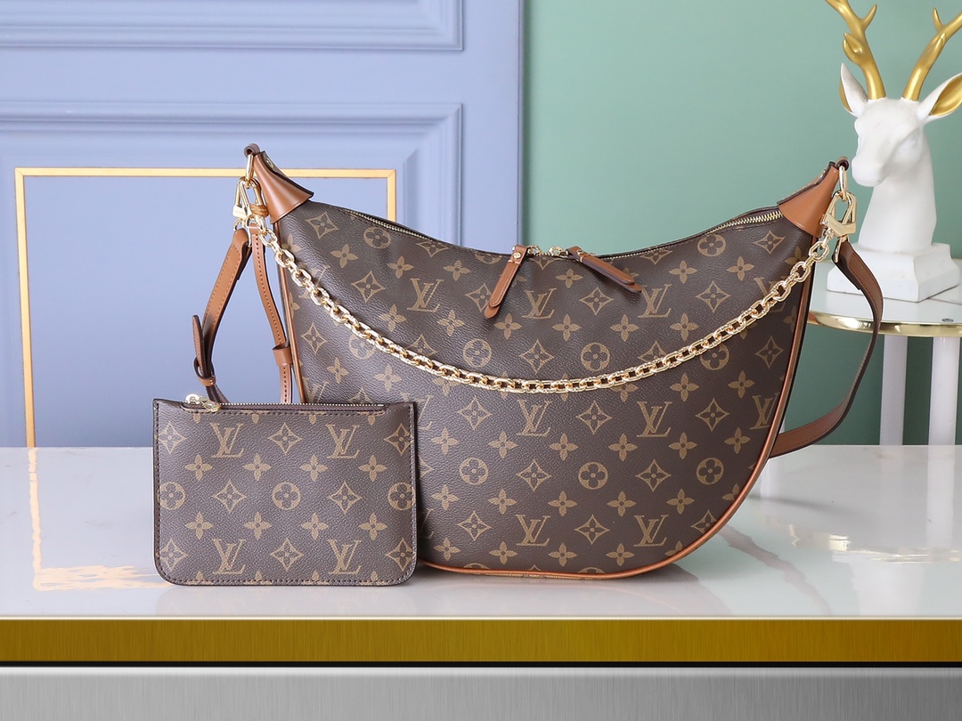 Louis Vuitton LV Classic Handbag Monogram Shadow Model M25121 Magnetic Lock Everyday Carry Luxury Accessory